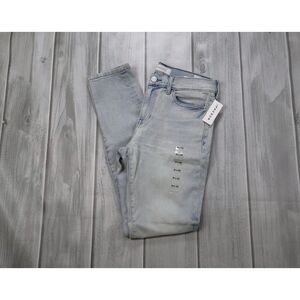 NEW Pacsun Light Indigo Stacked Skinny Jeans Men's 31x32 Denim Stretch Mid Rise